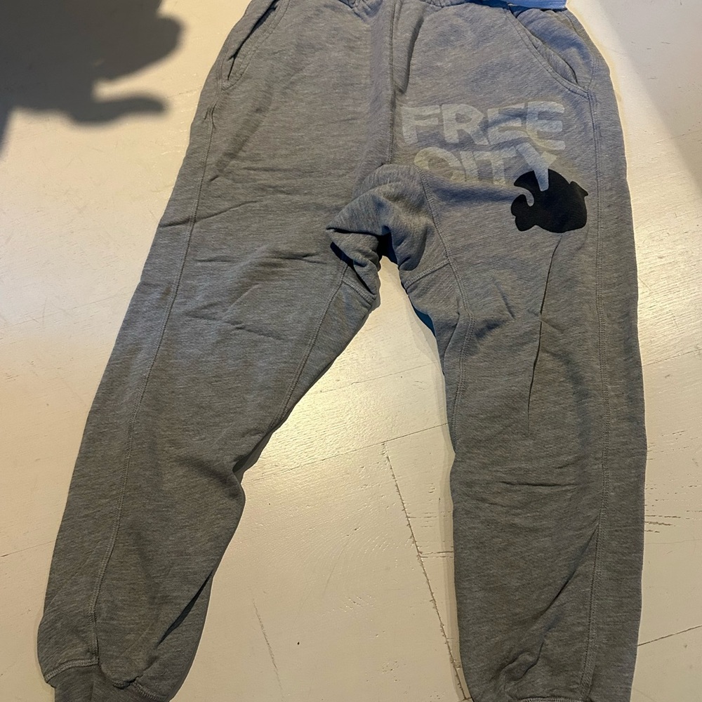 Free city grey sweats
